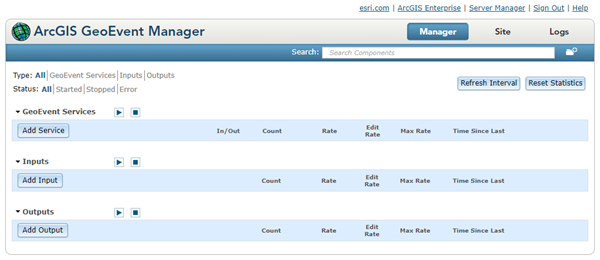 Manager page Manager page